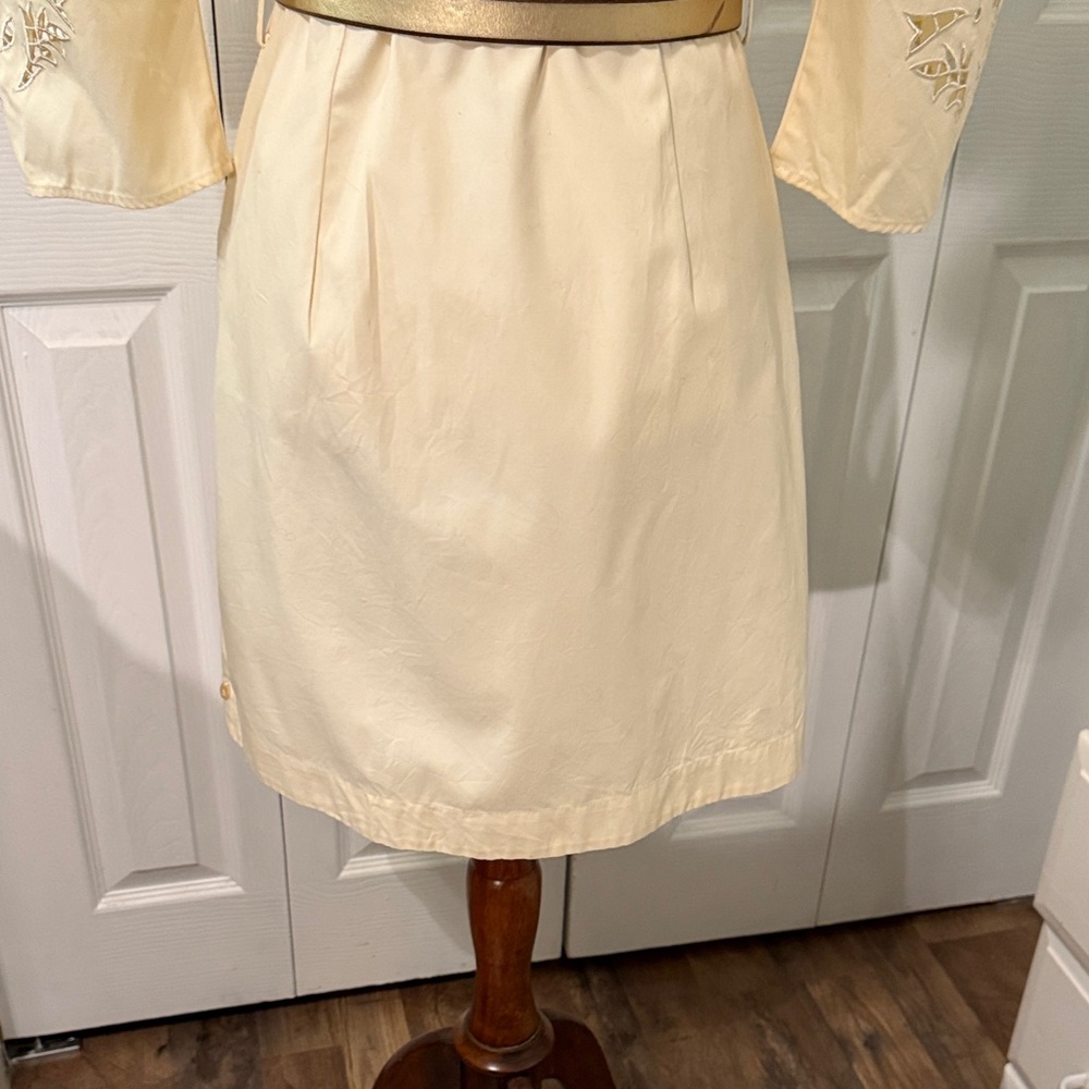 Scotch & Soda Cream Embroidered Mini Dress - Picture 10 of 10